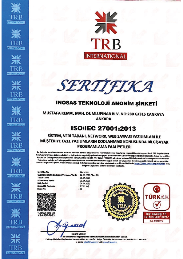 ISO/IEC 27001:2013